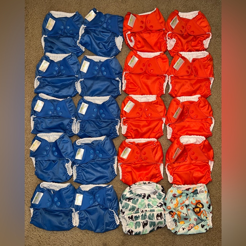 Cloth diaper lot (one size pockets)